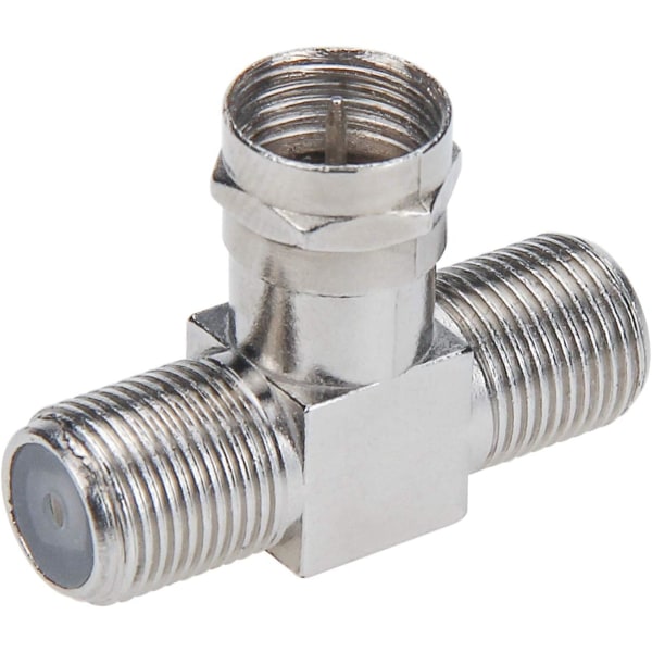 Coaxial Cable Splitter, TV Splitter 2 In 1 Out 2-Pack F Type