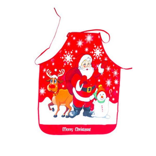 Christmas Apron, Funny Cartoon Apron Style Christmas Santa