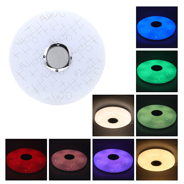 36W 220V LED Intelligent Music Plafond RGB Dimbar