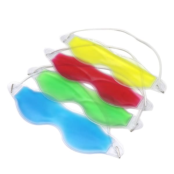 Sömnmask, mjuk och justerbar, röd, 1 st