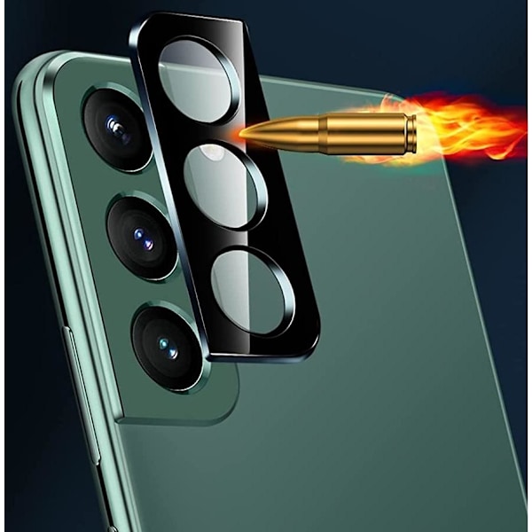 Samsung S21/S21 Plus Linsskydd I Härdat Glas - Svart