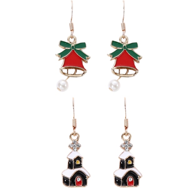 Gifts Ornament Dangle Earrings For Women Girls Christmas