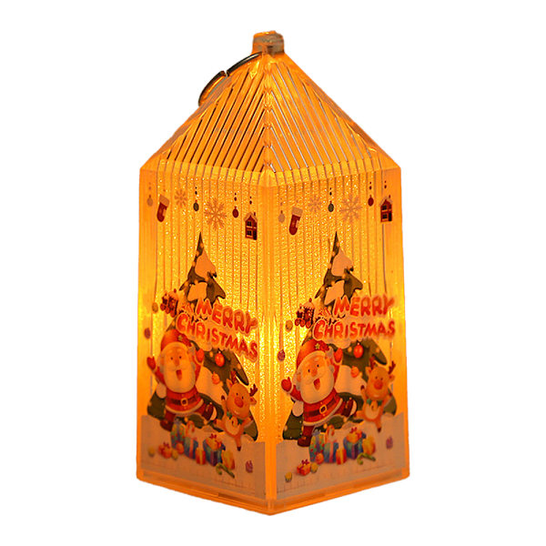 Christmas LED Lantern Light, Small Portable Flameless Lantern