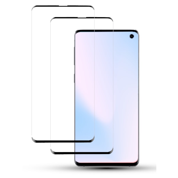 Samsung S10 2-Pack Skärmskydd Härdat Glas & Kamera Linsskydd - 9H Härdat Glas