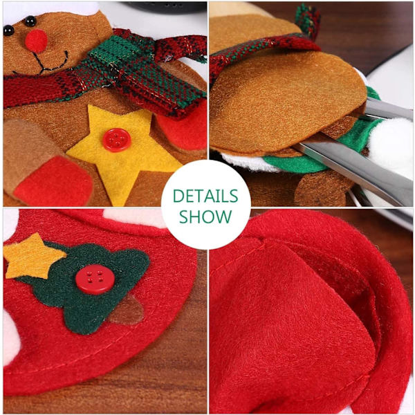 Weihnachten Bestecktaschen,Geschirrhalter Besteckhalter