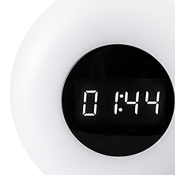 Rund Timer Nattlampa Platsbesparande 2 i 1 Justerbar ABS