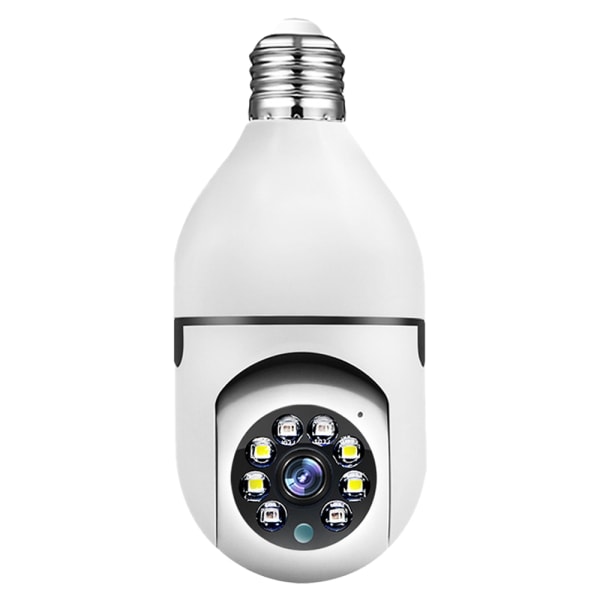 3MP glödlampa säkerhetskamera, trådlös trådlös hemkamera