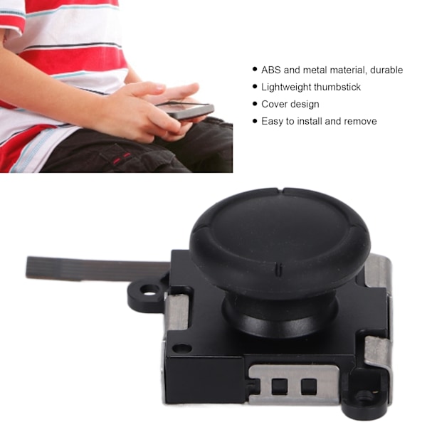 Tumgrepp, Ersättningsjoystick Kompatibel med Nintendo Switch, Analog Joystick Slitstark för Långvarig Användning med Magnetisk Skruvmejsel