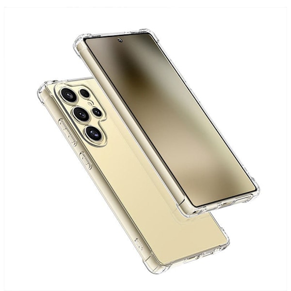 Samsung S25 Ultra Skal i TPU - Transparent och Stöttåligt