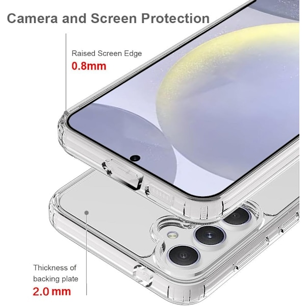 Samsung S24 Plus Skyddsskal – Genomskinligt & Stötdämpande