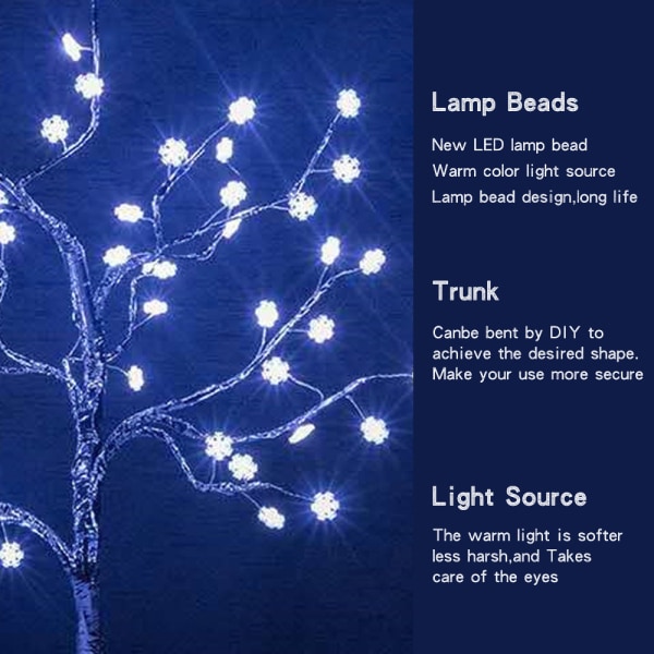 Christmas tree light led tree light interior decorative light