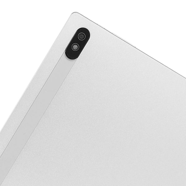 2 i 1 Tablet 10,1 Tum för Android 12 med Tangentbord 8-Kärnig CPU 8GB 256GB 5G WIFI Stöder Snabbladdning Tablet 100‑240V Vit EU-Kontakt