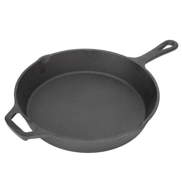 Gjutjärnspanna Snabb Jämn Uppvärmning Non-stick Bred