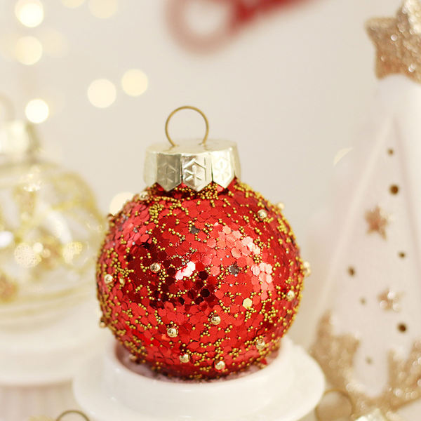 25pcs Christmas Decorations, 6cm Xmas Tree Hanging Ball Xmas