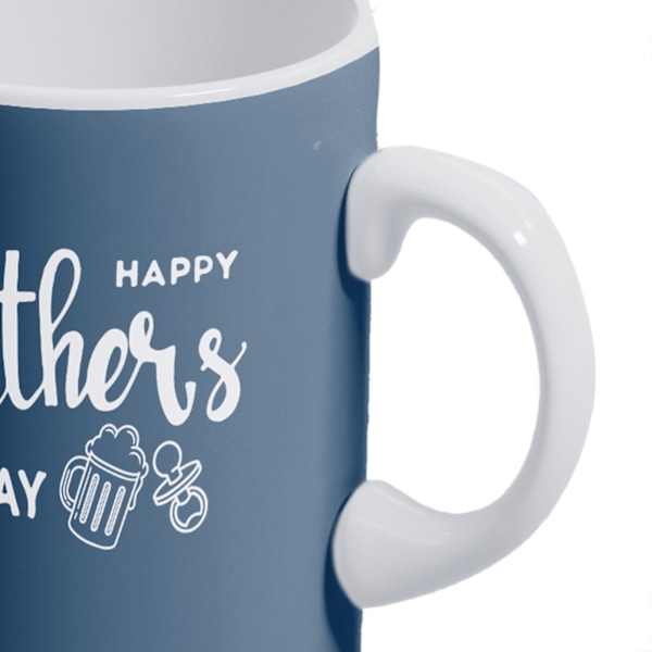 Keramisk mugg Happy Fatherwis Day tema Keramik Kaffe kopp för