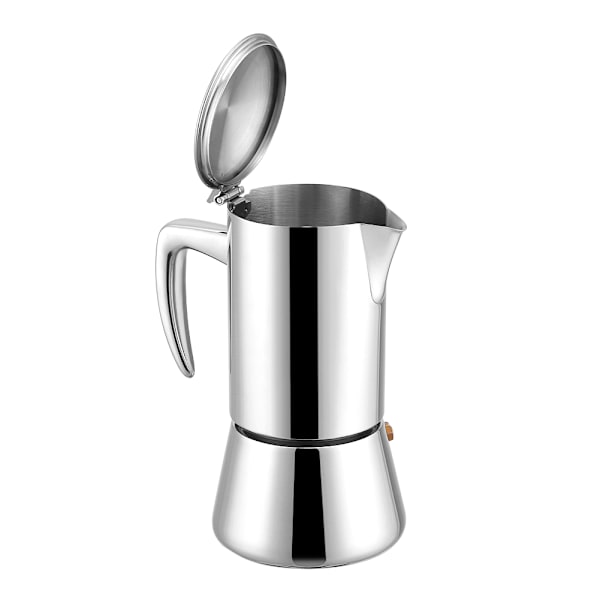200 ml rostfritt stål Moka Pot Espressobryggare för gas &