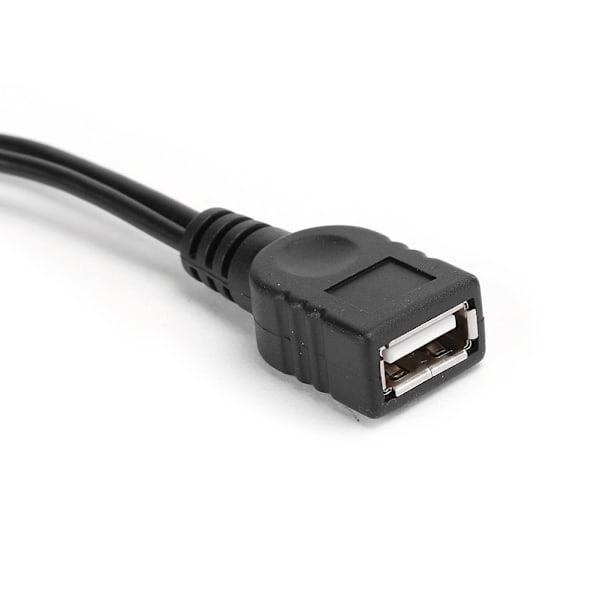 Micro USB Datakabel med Strömförsörjning Host OTG-kabel Micro USB Adapter Y Strömsplitter Svart