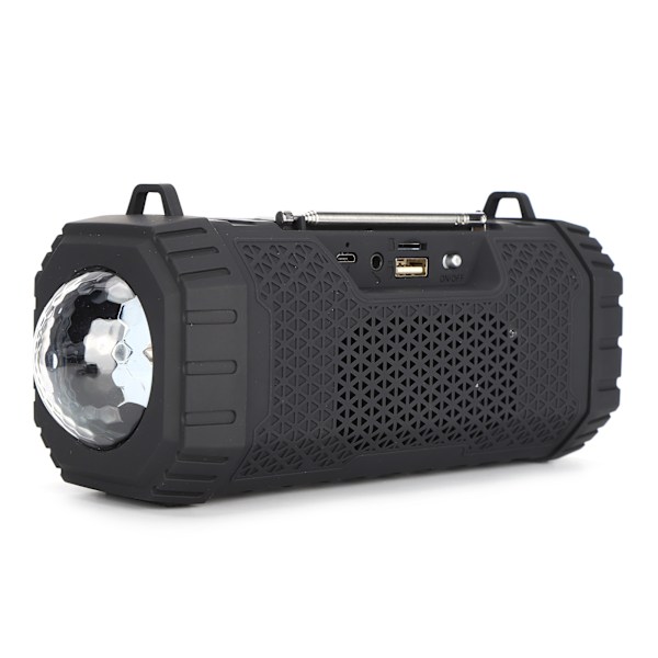 AK-335 Bluetooth-högtalare med färgglatt LED-ljus FM Bärbar Trådlös Bluetooth-högtalare