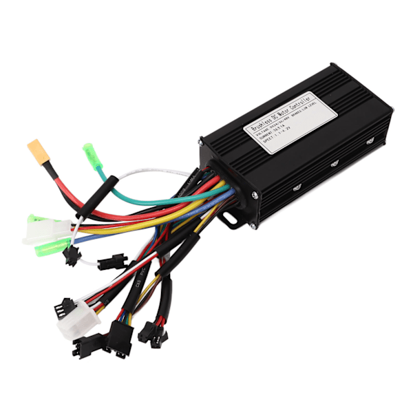 Elektrisk Scooter Controller Kit, 24V 36V 48V Sinusvåg Controller Med Vattentät LCD-mätare Och Bakgrundsbelysning För Lågt Ljud Och Hållbar Prestanda