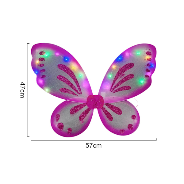 LED Dress Up Wings Flashing Angel Wings Light Up Butterfly