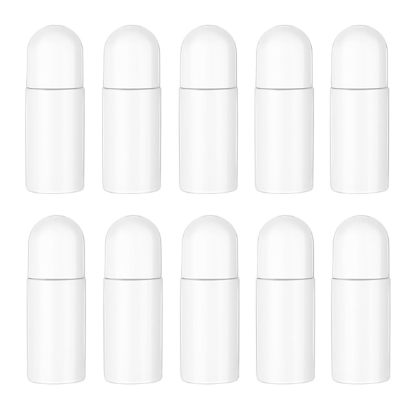 Aromaterapi Set, Läcksäker DIY Deodorantbehållare Med Mjuk Rullande Kula, Idealisk För Holistisk Läkning Och Personlig Naturlig Doft