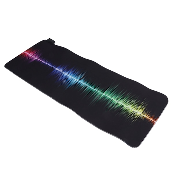 Tangentbord Musmatta LED Lampa Bordsmatta RGB Bakgrundsbelyst Förlängd Tangentbord Gaming Musmatta