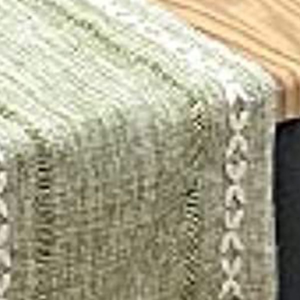 Retro bordslöpare Elegant handvävt matbord i bomull linne