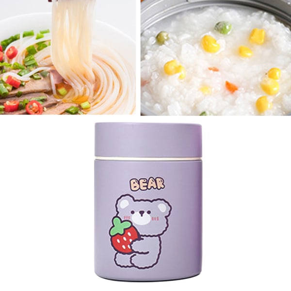 125ml Isolerad Matbehållare Cartoon Cute Portable Mini