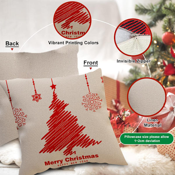2023 New Christmas pillow case for family pillow case for New