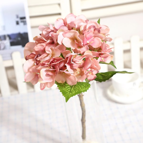 Konstgjord hortensia blombukett sidenblommor Bröllopsbrud