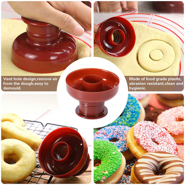 Donutform DIY-verktyg Donut Maker Cutter Form Bageriform Bakning
