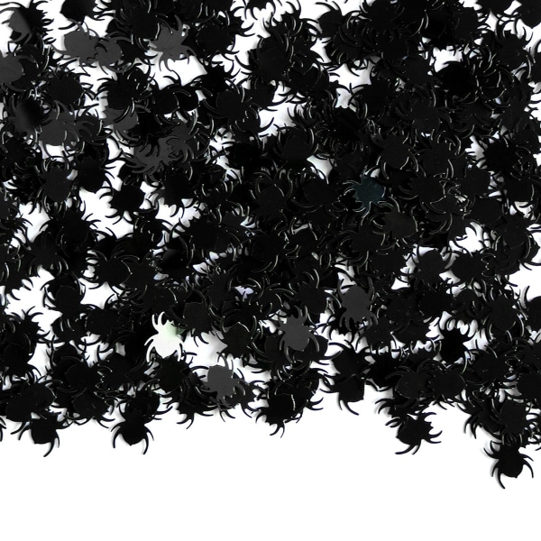 Halloween festbord Scatter Confetti - Black Spider Spider
