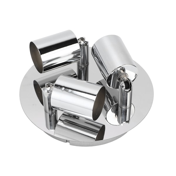 Lampfäste 3 Huvud Cirkelform Modern Enkel GU10 Bas Flexibel Rotation Ljusfäste för Sovrum 85‑265V