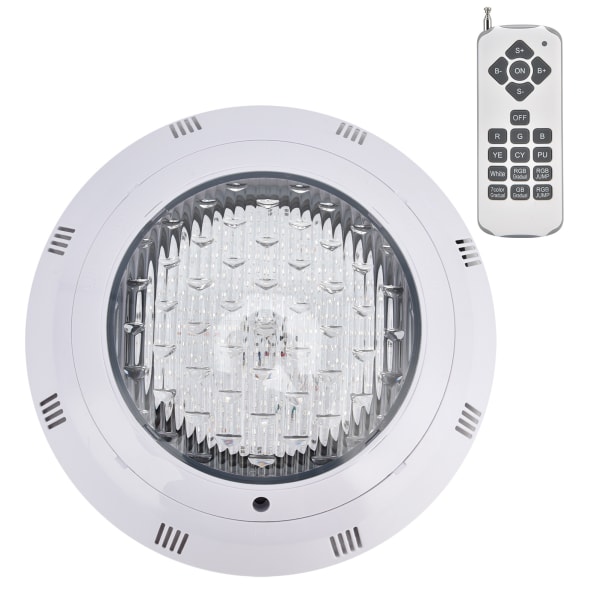 Vattentät LED-poolbelysning väggmonterad RGB 18 knappar