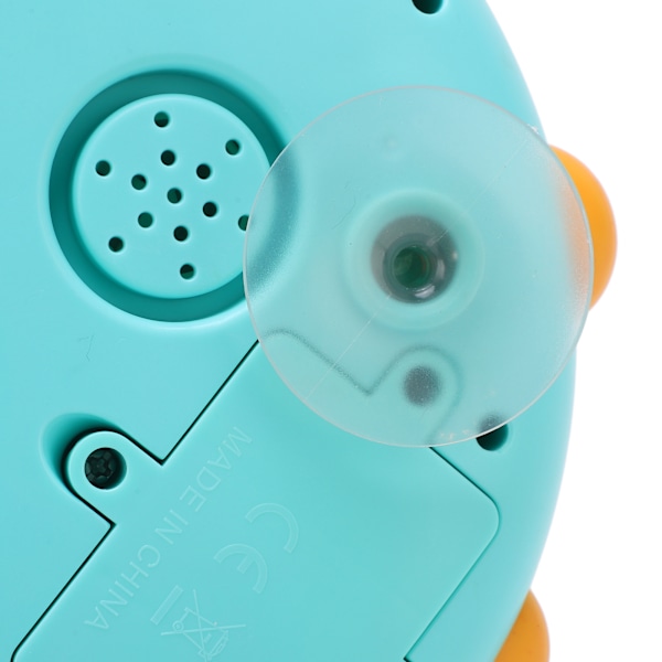 Bubblig Dino Äventyr, Rolig Badleksak med Tecknat Motiv och Automatisk Bubbelblåsning, Sugproppar för Säkerhet i Badkaret, Utvecklingsfördelar