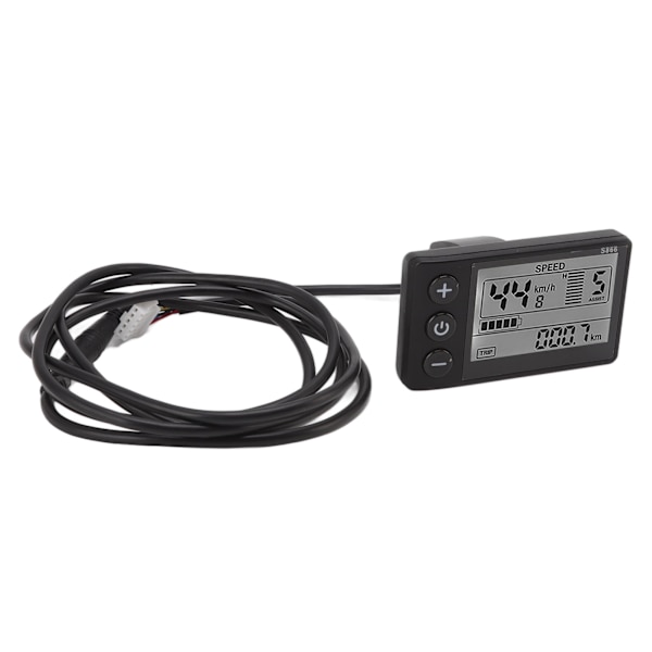 S866 Elcykel LCD-display IP65 Vattentät 24V 36V 48V Klar Observation För Elsparkcykel