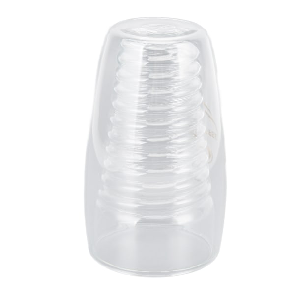 Dubbelväggig Glaskaffekopp 320ml Hög Temperaturbeständighet
