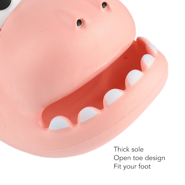 Barn Söta Tecknade Dinosaurieformade Sandaler med Öppen Tå Pojkar Flickor Mjuka EVA Tjocksulade Tofflor Slides 180 Inre Längd 17 cm 26‑27 Gul