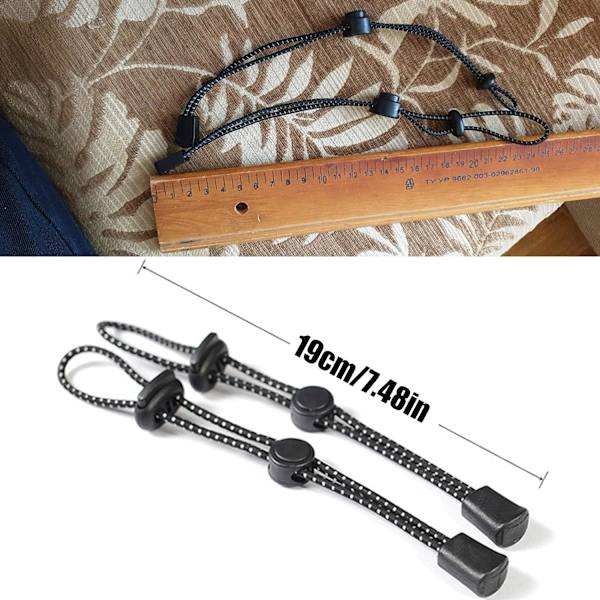 4 st Fästelement Spänne Snöre Lanyard Elastisk Sladd Med Lanyard