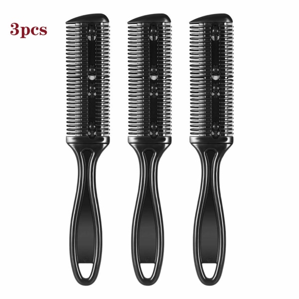 Thinner Comb Double Side Hair Cutting Razor Comb för Tunna och