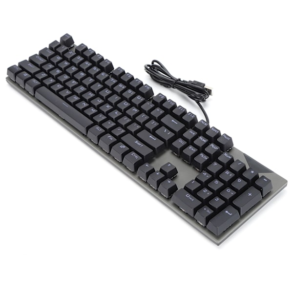 Mekaniskt tangentbord trådbundet gaming bakgrundsbelysning ultratunt USB-tangentbord för stationära PC-spel kontor