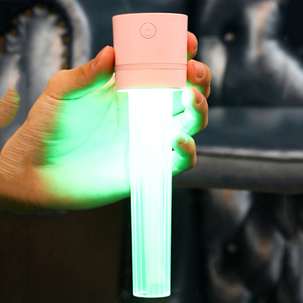 Mini LED nattlampa 500ml ljudlös hem bärbar USB löfte flaska