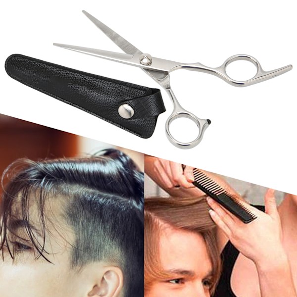 Professionellt Hårklippningsverktyg för Hemmabruk, Hårklippningssax med Ergonomiskt Grepp och Rakbladsvassa Blad för Salonger, Mångsidig Klippningsförmåga För