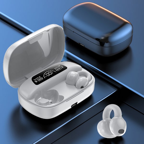 Trådlösa öronklämmor Benledning Hörlurar Bluetooth Open Ear