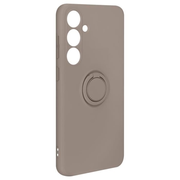 Fodral till Samsung Galaxy S24 Plus - AVIZAR - Flexibel silikonringstöd grå Grå