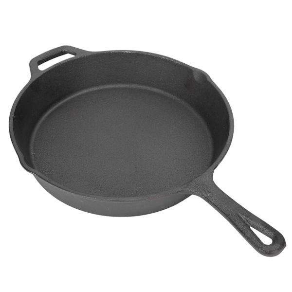 Gjutjärnspanna Snabb Jämn Uppvärmning Non-stick Bred