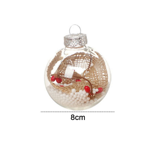 Plastic Christmas Tree Hanging Ornaments Ball, for New Years