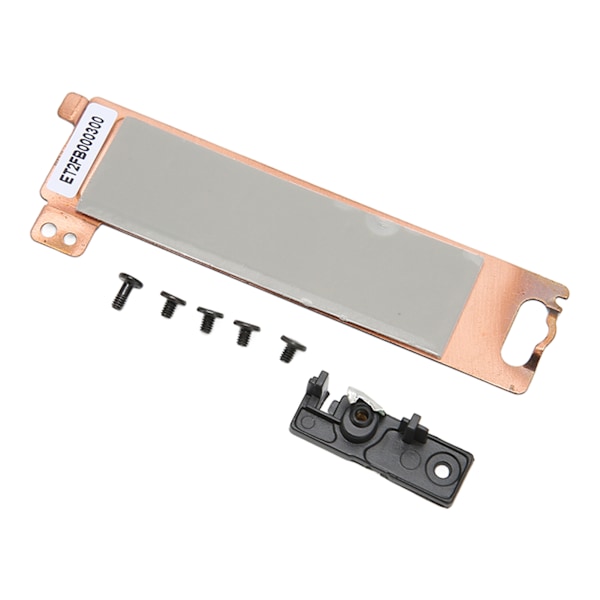 Kylfläns i aluminiumlegering, idealisk för Nvme M.2 NGFF SSD - Laptop NVMe dubbelsidig kylning, hållbar metallkonstruktion för Latitude 5400-serien