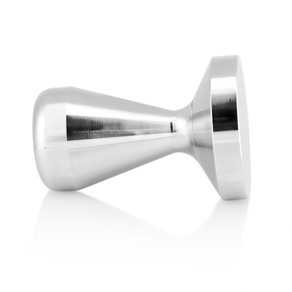 57,5 mm/49 mm rostfritt stål kaffepress med platt bas espresso