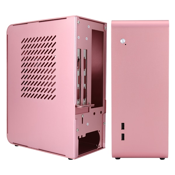 U110 Helt Aluminium Datorchassi Mini Litet Stationär Datorfodral för ITX